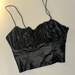 Forever 21 black crop top